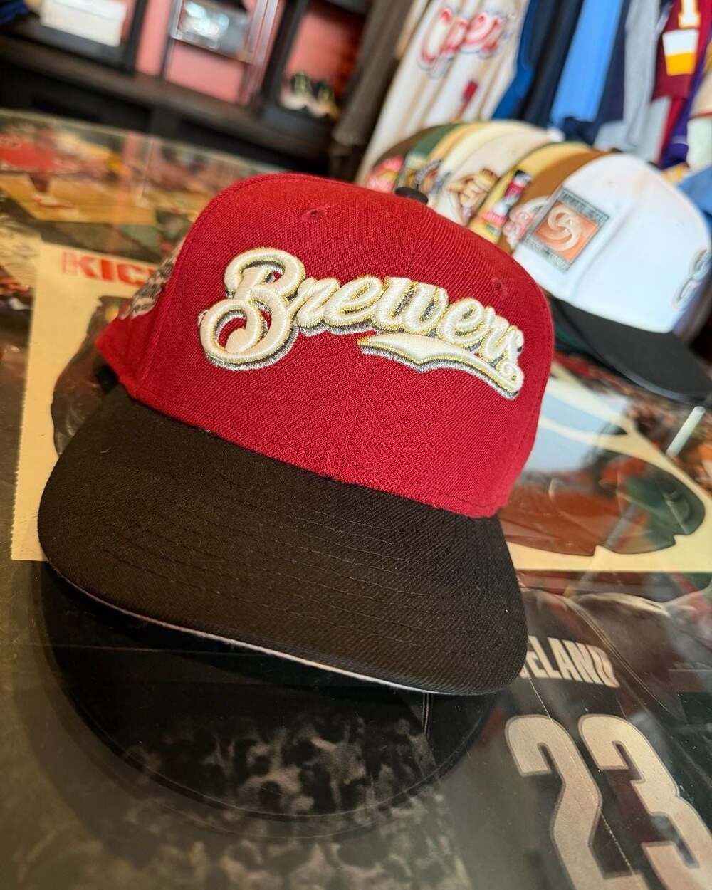 New Era Milwaukee Brewers 59Fifty Fitted Hat Size 7 1/8 All Star Game